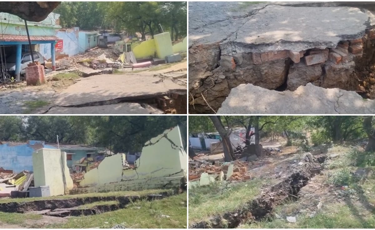 Dhanbad Bhudhasan News: 'खाना बना रहे थे और अचानक गायब हो गए पड़ोसियों के घर', धनबाद में भू-धसान ने मचाई तबाही