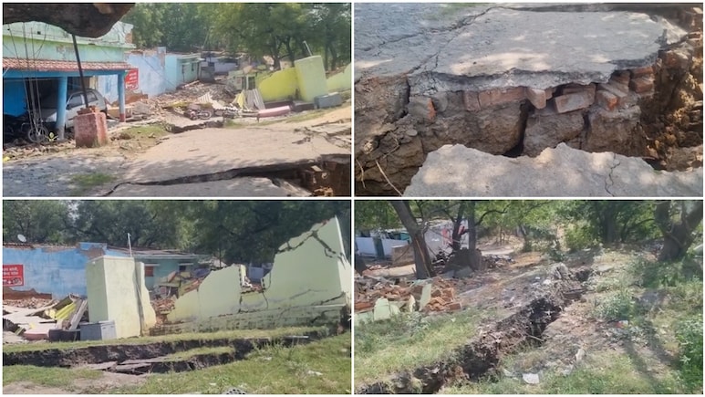 Dhanbad Bhudhasan News: 'खाना बना रहे थे और अचानक गायब हो गए पड़ोसियों के घर', धनबाद में भू-धसान ने मचाई तबाही