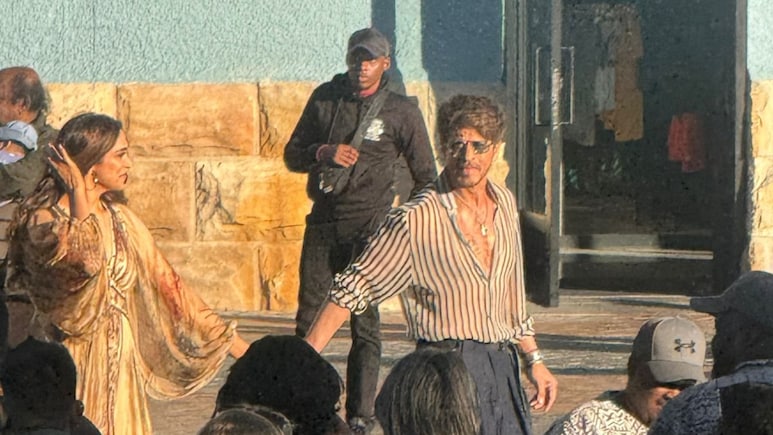 PHOTO LEAK: 'किंग' के सेट से लीक हुई तस्वीरें, केप टाउन में शूटिंग के बीच दिखा शाहरुख-दीपिका का दमदार लुक