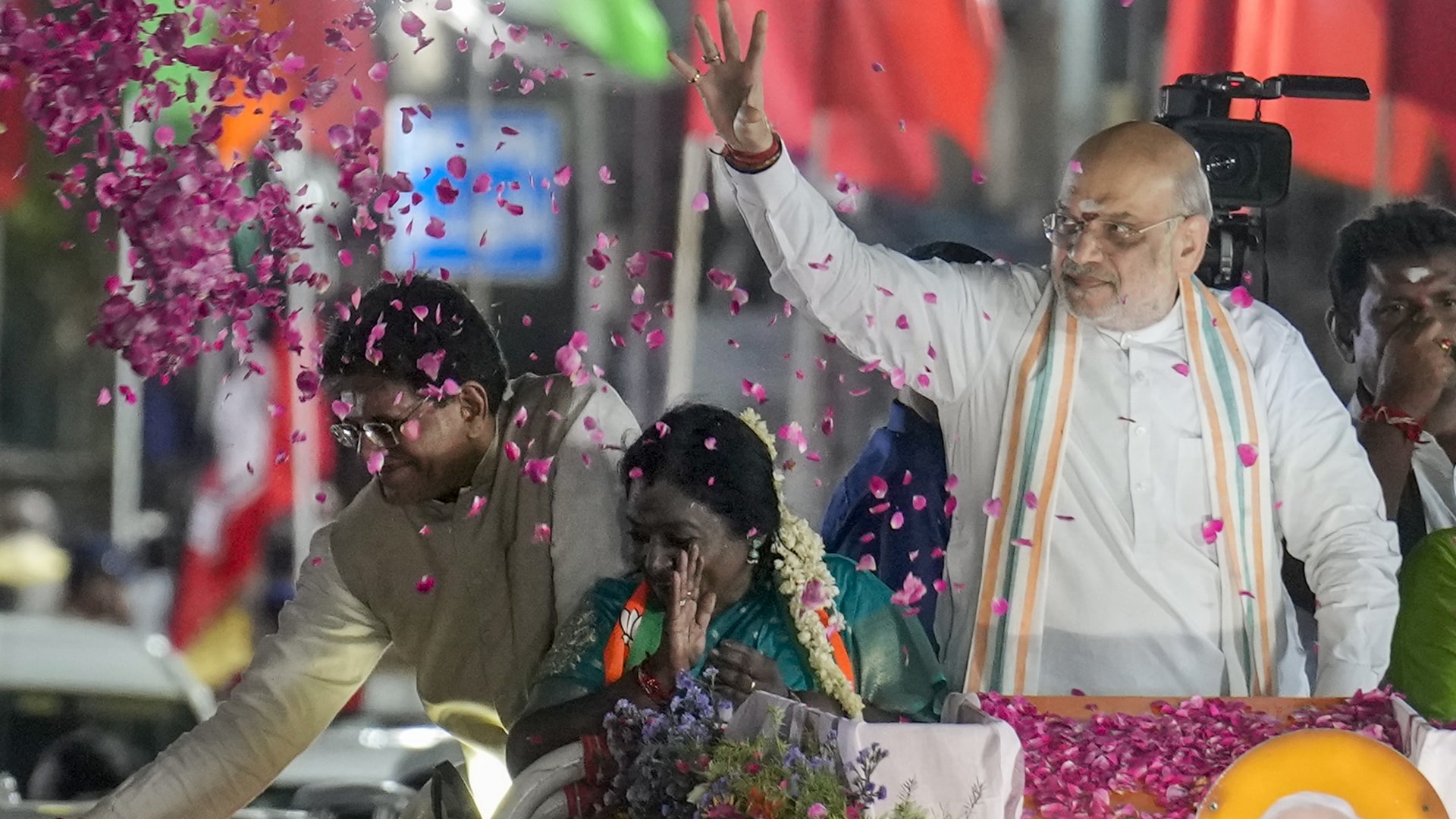 Amit Shah Mega Roadshow in Chennai: BJP's Big Push in Tamil Nadu