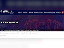 राष्ट्रीय औषध शिक्षा एवं अनुसंधान संस्थान ने जूनियर रिसर्च फेलो पदों पर निकाली भर्ती, तुरंत कर दें आवेदन