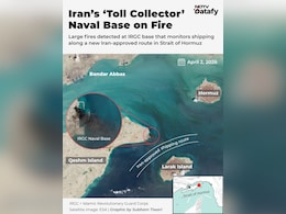 Satellite Pic Shows Damage At Iran's "Toll Collector" Base Hit By Airstrikes