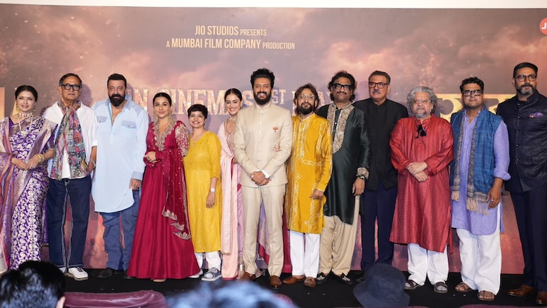 'राजा शिवाजी' ट्रेलर लॉन्च: अजय-अतुल की बातों ने किया भावुक, रितेश-जेनेलिया की आंखों से छलके आंसू