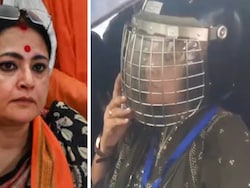 "Attacked For Third Time": Bengal BJP MLA Agnimitra Paul Who Wore Helmet On Polling Day