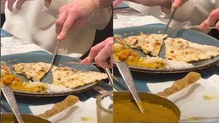 Viral: Dutch Woman Eating Naan With Fork And Knife Sparks Hilarious Reactions