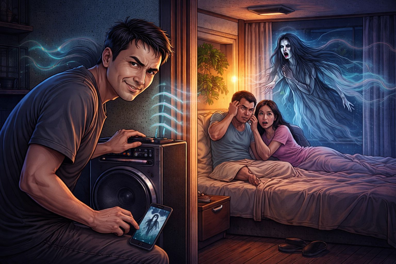 अजीब बदला! पड़ोसी को डराने के लिए रोज स्पीकर पर 10 घंटे बजाईं भूतों की आवाजें, कोर्ट ने सिखाया सबक