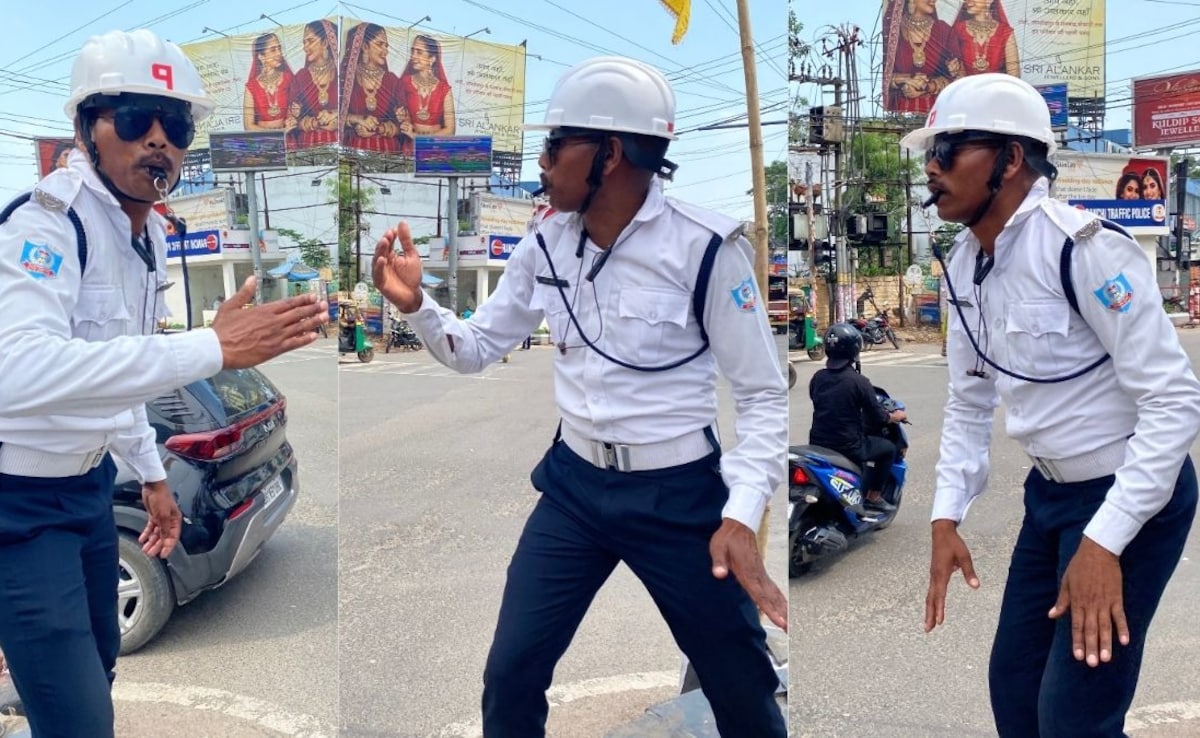 रांची के सुजाता चौक पर 'डांसिंग कॉप' का जलवा, विसल और अनोखे स्टाइल से मिनटों में क्लियर कराते हैं ट्रैफिक