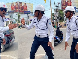 रांची के सुजाता चौक पर 'डांसिंग कॉप' का जलवा, विसल और अनोखे स्टाइल से मिनटों में क्लियर कराते हैं ट्रैफिक