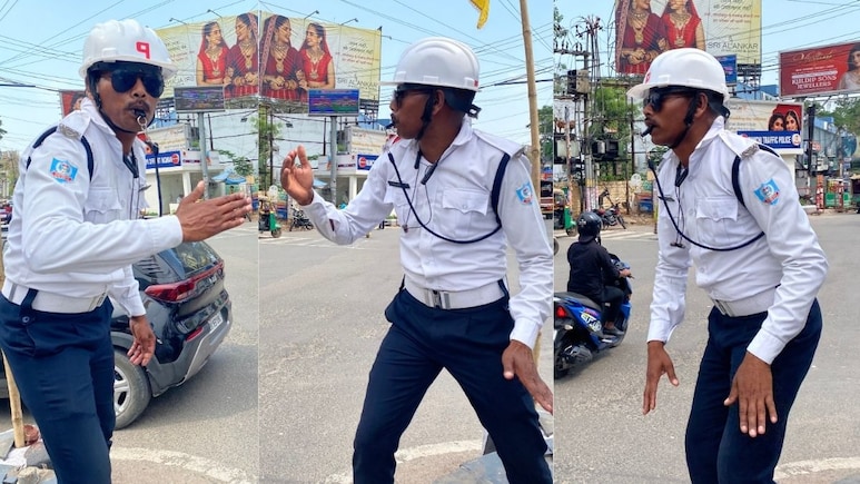 रांची के सुजाता चौक पर 'डांसिंग कॉप' का जलवा, विसल और अनोखे स्टाइल से मिनटों में क्लियर कराते हैं ट्रैफिक