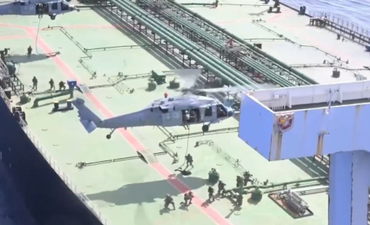 US Claims It Seized Iran-Linked Oil Tanker In Indian Ocean