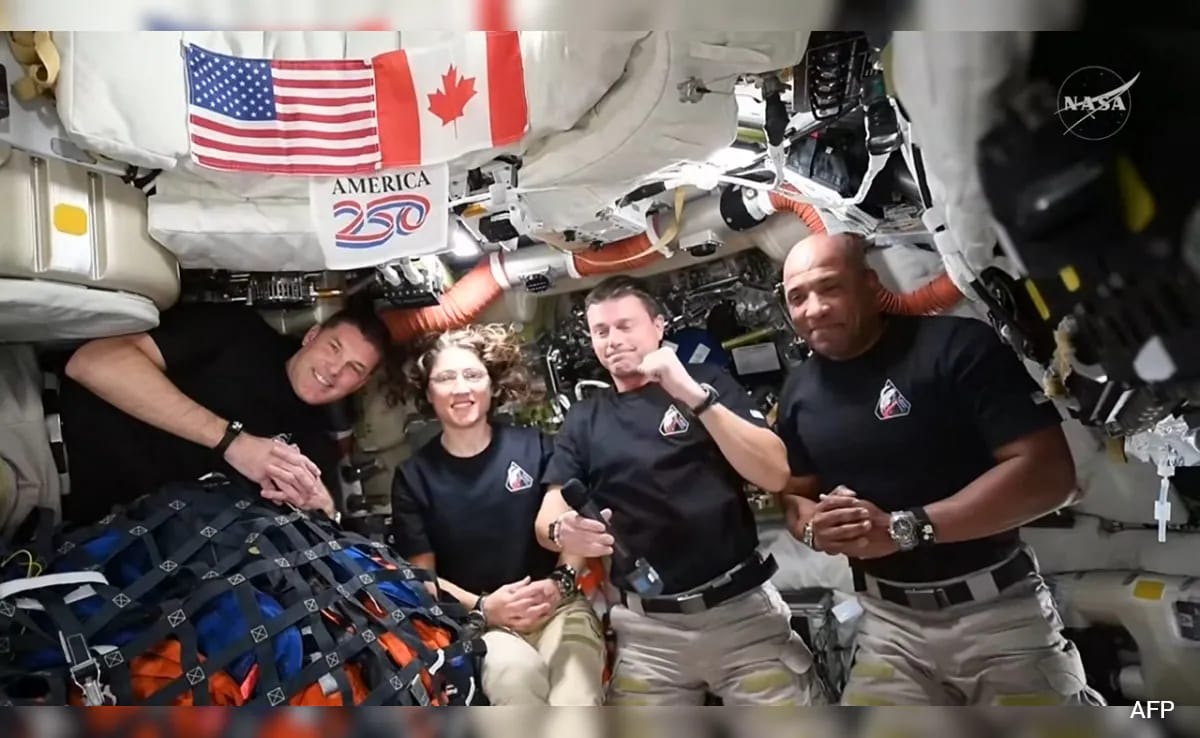 Video: Artemis II Crew's Emotional Moment Naming Crater On Far Side Of Moon