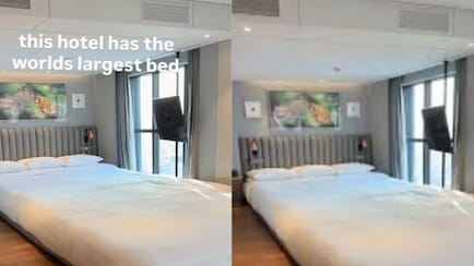 Seoul Has The World's Largest Hotel Bed, And You Can Walk Across It