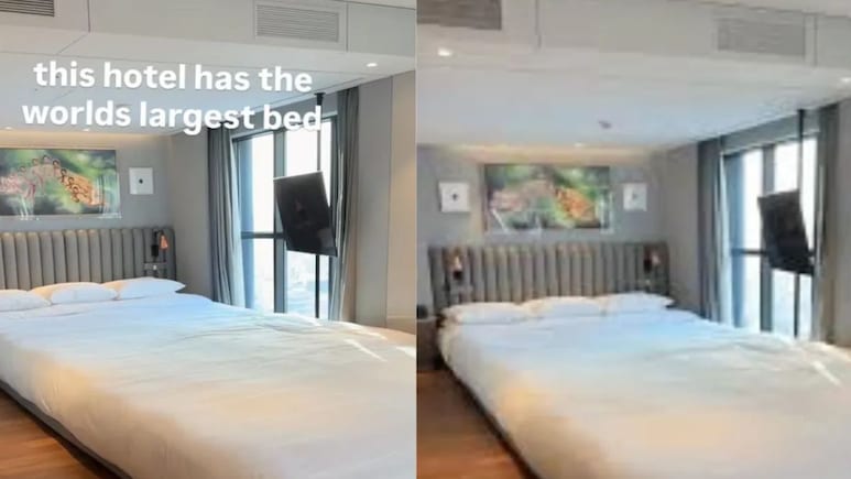 Seoul Has The World's Largest Hotel Bed, And You Can Walk Across It