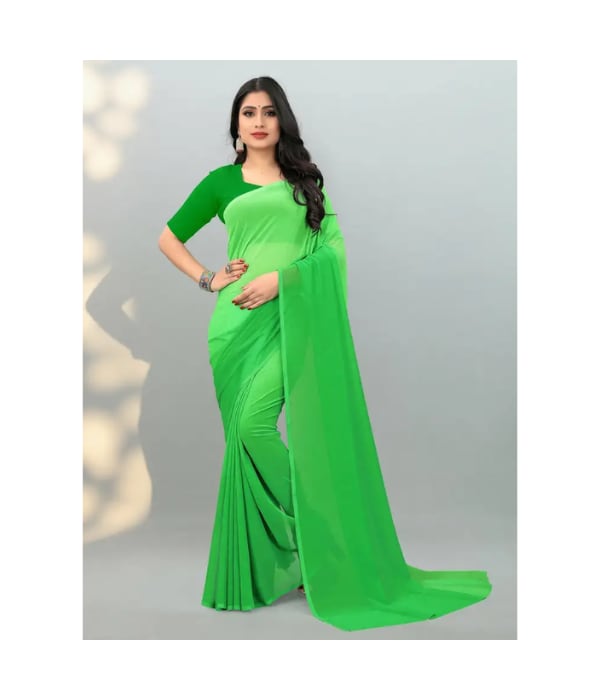 Click here to buy: Anand Sarees Ombre Bollywood Georgette Saree