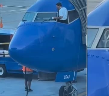 प्लेन के शीशे पर पायलट ने उड़ेल दी 'कोल्ड ड्रिंक'! वायरल वीडियो ने दुनिया को चौंकाया, ये है असली साइंस