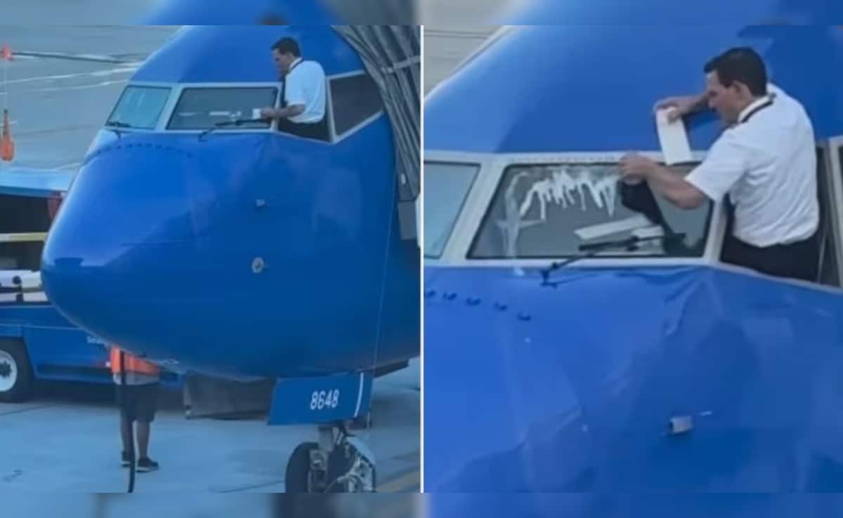 प्लेन के शीशे पर पायलट ने उड़ेल दी 'कोल्ड ड्रिंक'! वायरल वीडियो ने दुनिया को चौंकाया, ये है असली साइंस