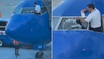 प्लेन के शीशे पर पायलट ने उड़ेल दी 'कोल्ड ड्रिंक'! वायरल वीडियो ने दुनिया को चौंकाया, ये है असली साइंस