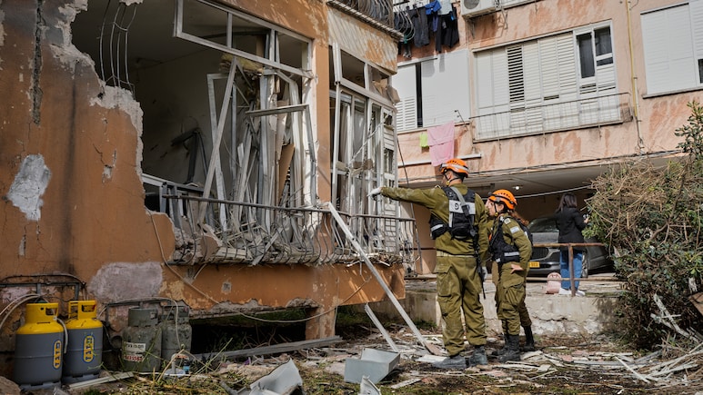 Iranian Missile Submunitions Hit Near IDF Kirya Base In Tel Aviv, No Casualties Reported