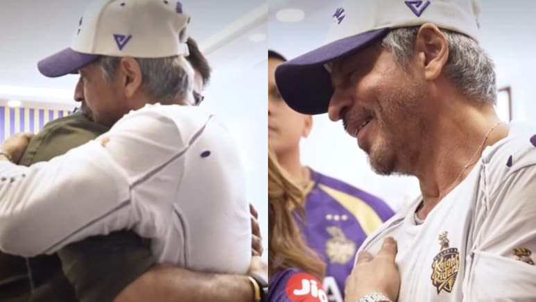 Shah Rukh Khan And Sourav Ganguly Hug At Eden Gardens, Send Internet Into A Meltdown