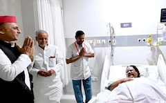 Akhilesh Yadav Visits BJP MLA Who Was Injured While Burning His Effigy