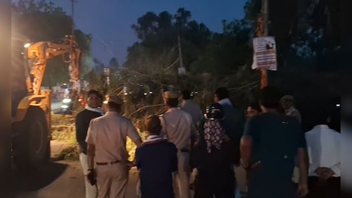 राजस्थान के बूंदी में बड़ा हादसा, ट्रैफिक सिग्नल पर गिरा सफेदे का विशाल पेड़, कई लोग दबे