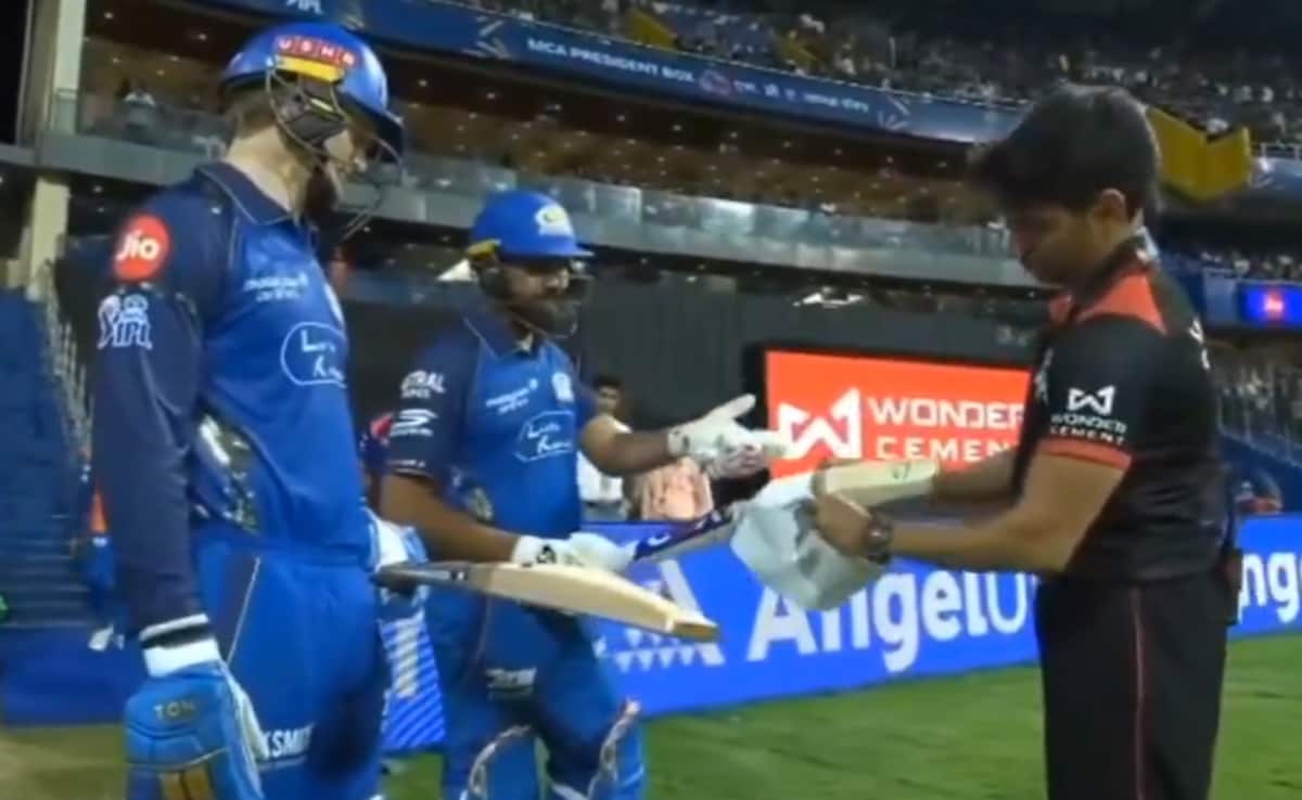 Watch: Rohit Sharma Frustrated With Official After His Bat Is Deemed Ineligible, Then Cleared
