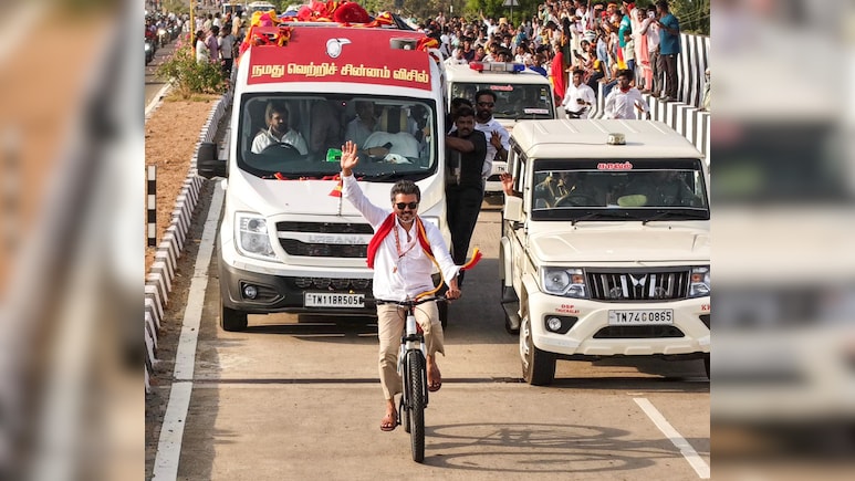Vijay's Cycle Campaign Draws Eyeballs In Tamil Nadu, Critics Say "Stunt"