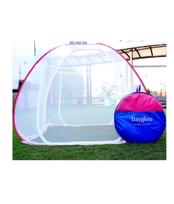 Click here to buy: DAYGLOW Mosquito Net Polyester Washable Adults Mosquito Net