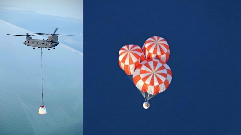 स्पेस से कैसे वापस आएंगे 'गगनयान' के अंतरिक्ष यात्री? भारतीय एयरफोर्स ने ISRO के साथ किया ट्रायल, VIDEO