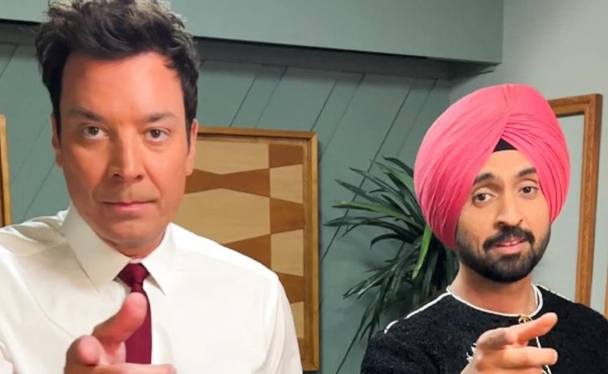 जिमी फॉलन को दिलजीत दोसांझ ने करवाया भांगड़ा, कॉमेडियन और सिंगर ने किया जमकर डांस