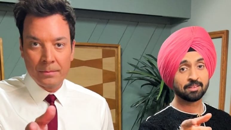 जिमी फॉलन को दिलजीत दोसांझ ने करवाया भांगड़ा, कॉमेडियन और सिंगर ने किया जमकर डांस