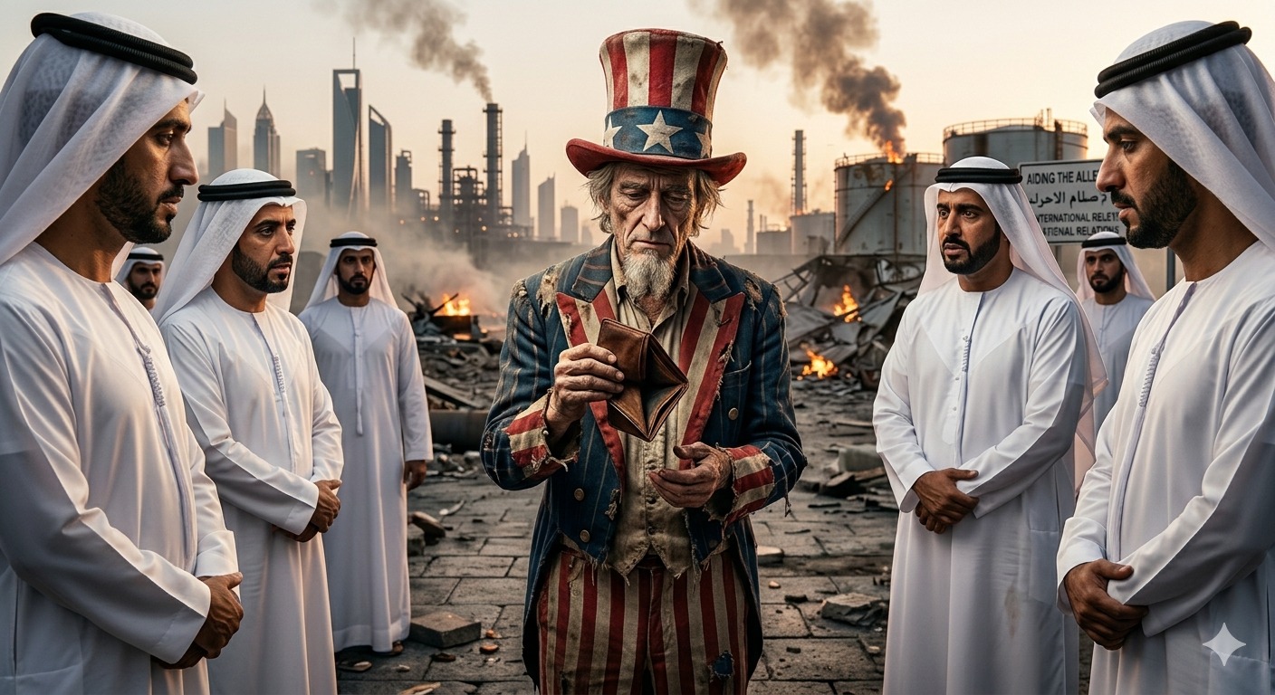 1 War, 3 Bills: UAE's Bailout, Iran's $270 Billion, Trump's Off-Ramp Search