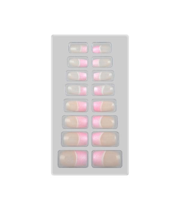 Click To Buy Miss Claire French 24 Nail Tips - HI 001 (ECP 02)