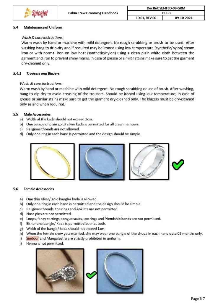 spice jets policy. Photo: X