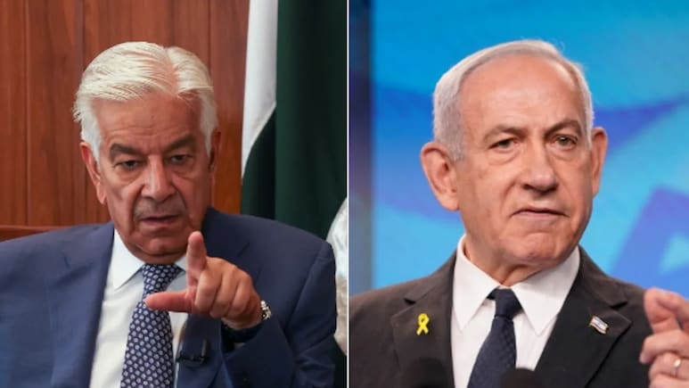"Burn In Hell": Pak's Khawaja Asif Calls Israel "Cancerous State", Netanyahu Responds