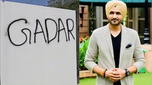 AAP Workers Protest in Jalandhar! Graffiti Outside Harbhajan Singh's Residence