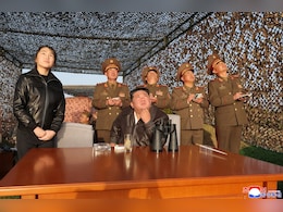 North Korea's Kim Jong Un Oversees Ballistic Missile Launch With His Daughter