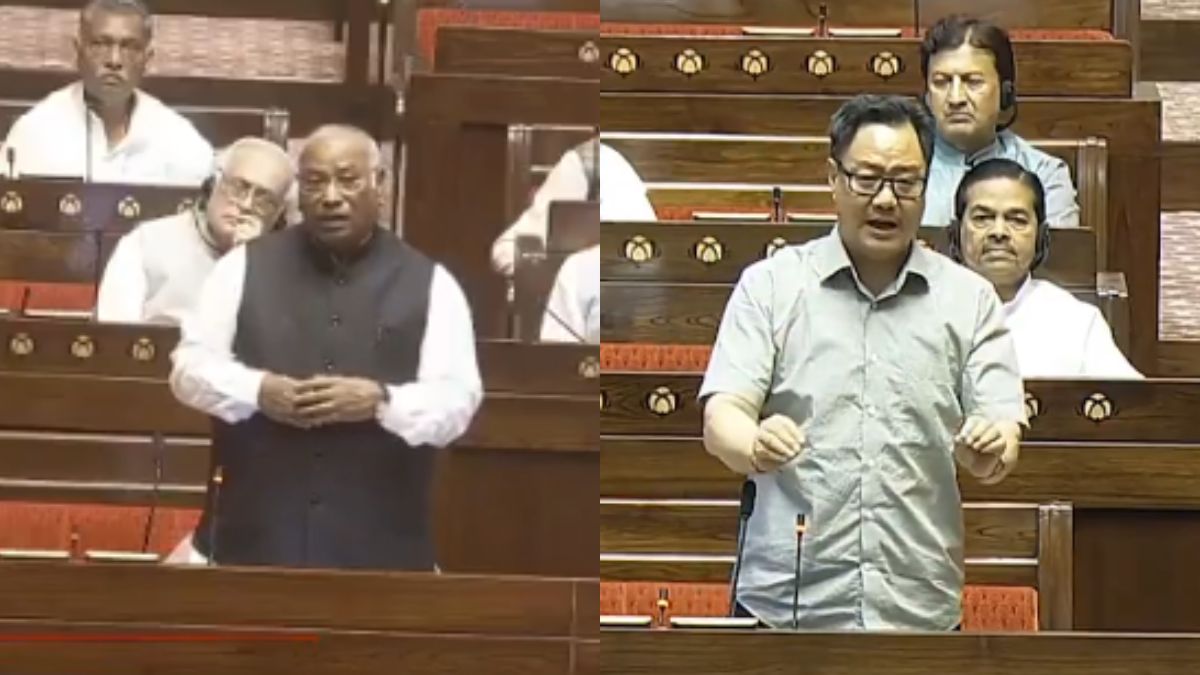 M Kharge Questions PM's Absence From All-Party Meet, Kiren Rijiju Replies