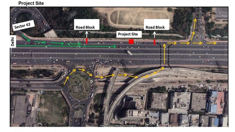 Traffic Advisory: 2 महीने के लिए बंद रहेगी नोएडा सेक्टर 62 के पास ये सर्विस रोड, DMRC ने दी जानकारी, गाजियाबाद वाले जान लें जरूरी बात