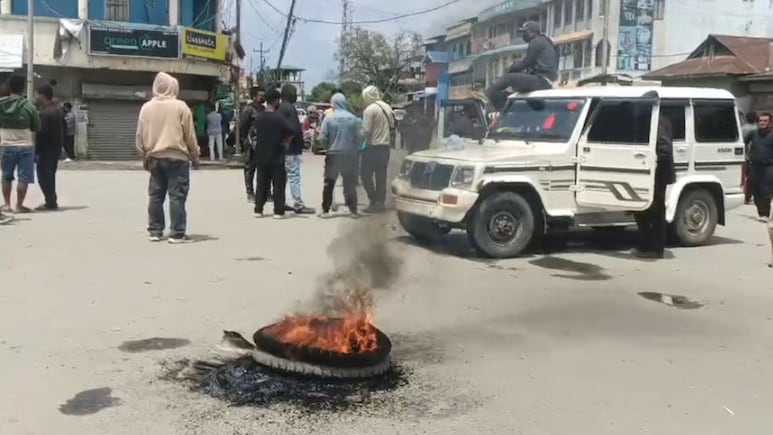 2 Killed, Several Injured In Firing As Mob Attacks Paramilitary Camp In Manipur