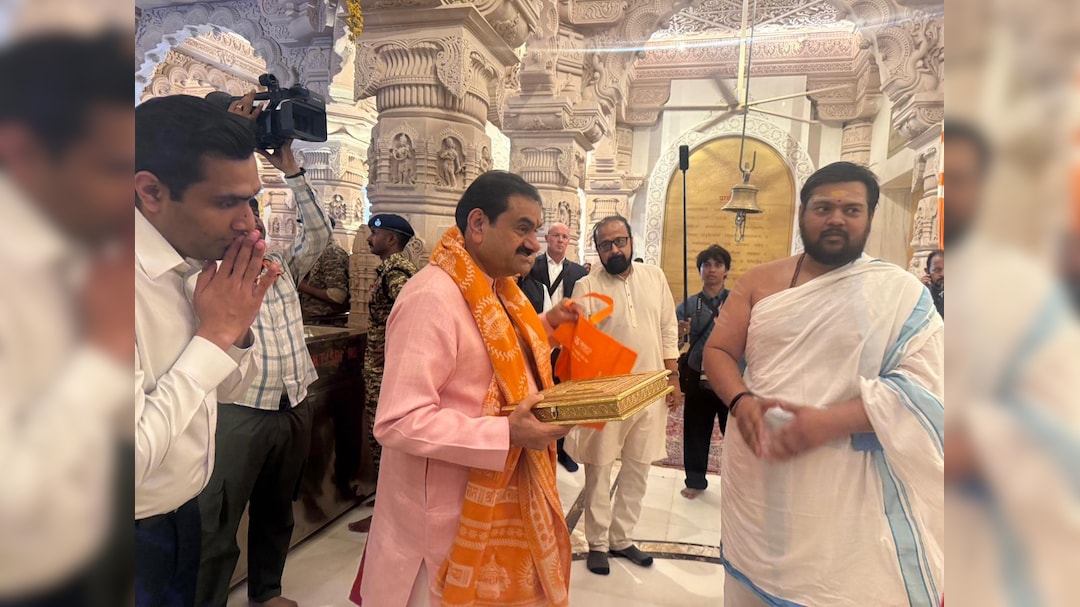 Gautam Adani In Ayodhya For Ram Lalla Darshan At Ram Janmabhoomi Temple | Watch Video