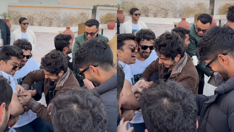 Aryan Khan Video: पापा रोमांस किंग और बेटा निकला जूता चुराई का राजा, दोस्त की शादी में लड़कीवालों से छीना-झपटी पर उतरे आर्यन खान