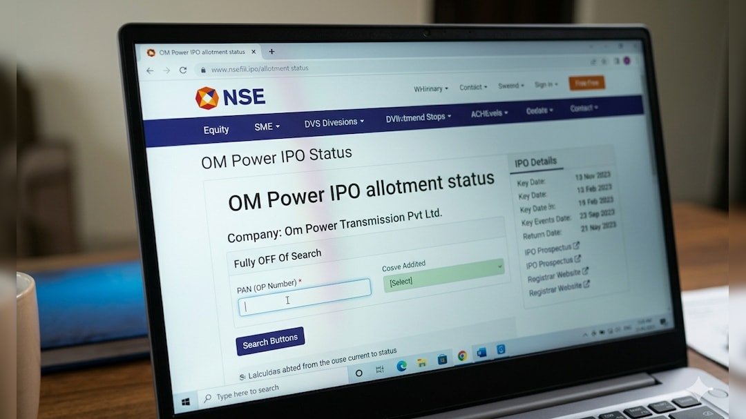 Om Power Transmission IPO Allotment Date: Check Status, GMP And Listing Details