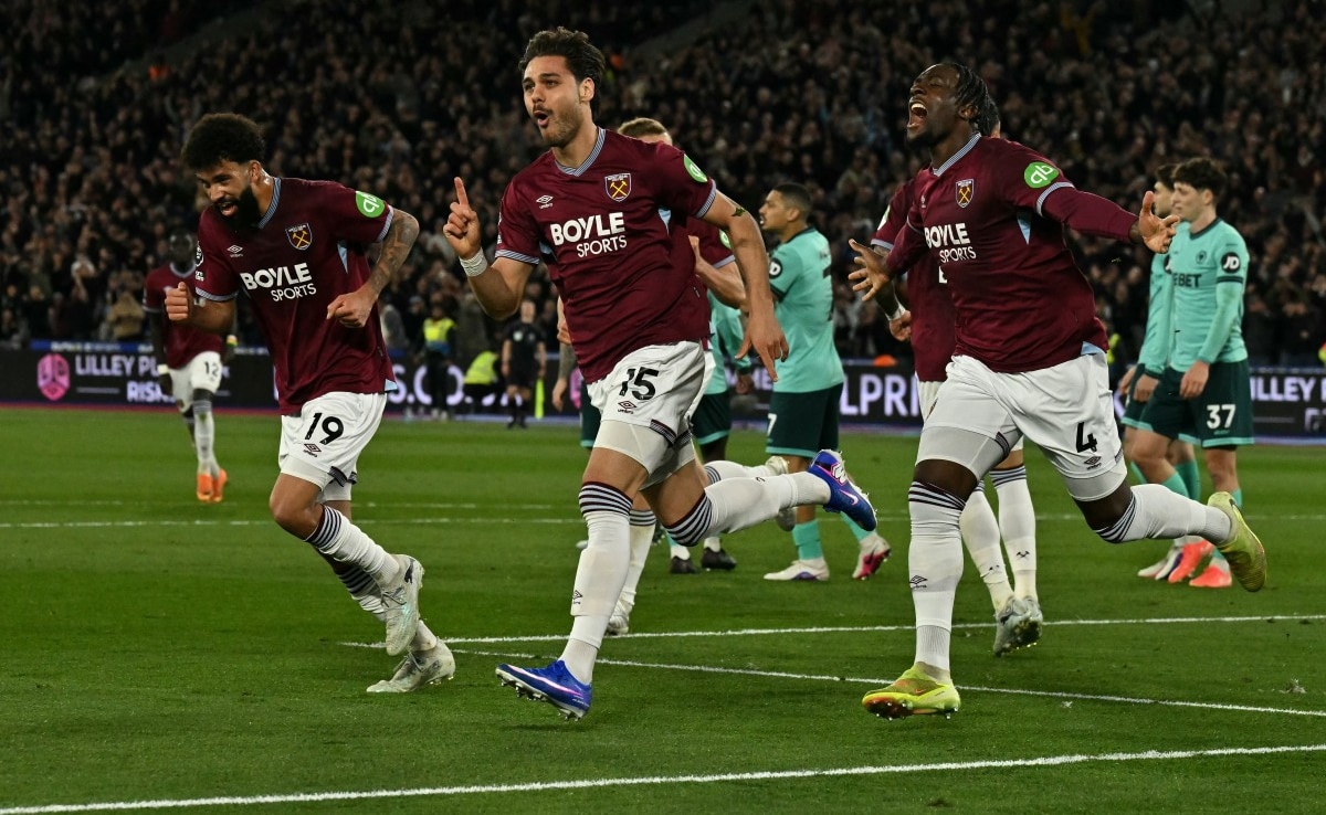 West Ham Sink Wolves To Climb Out Of Relegation Zone As Spurs Slip Into Bottom Three