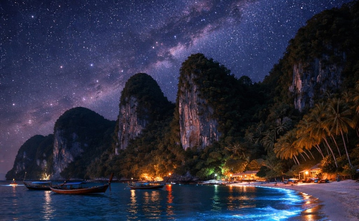 Thailand's Top Tourist Attractions Are The Magical Beaches That Glow At Night