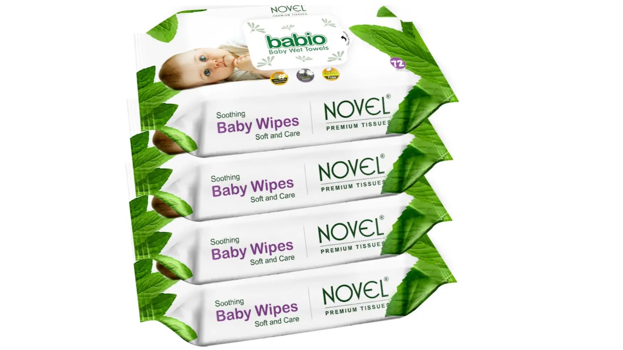 Click to buy NOVEL Baby Wipes 72 Sheets/Pack 