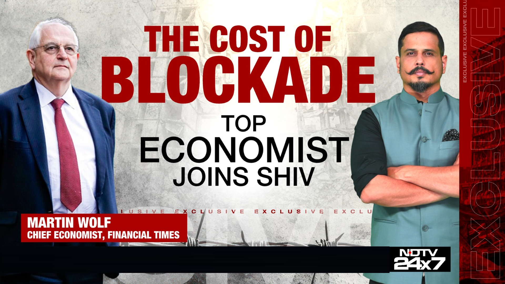 The Cost Of Blockade: Top Economist Martin Wolf Speaks To NDTV