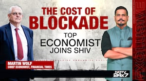 The Cost Of Blockade: Top Economist Martin Wolf Speaks To NDTV