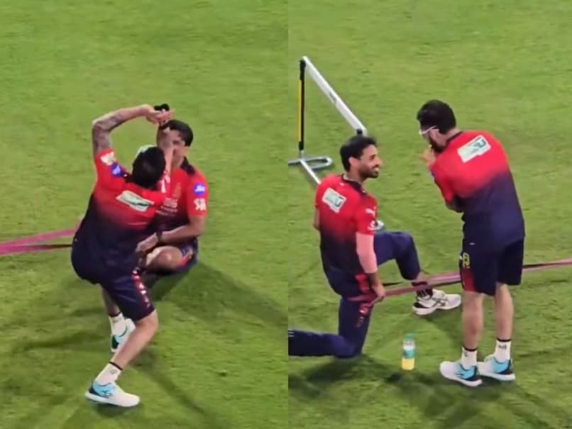 Virat Kohli Pulls Out Famous "Naagin Dance" Celebration; Leaves RCB Teammate, Fans In Splits