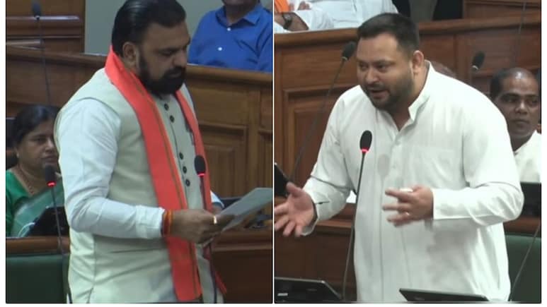 सम्राट चौधरी पगड़ी संभालें, उस पर विजय सिन्हा की नज़र... बिहार विधानसभा में तेजस्वी यादव का तंज